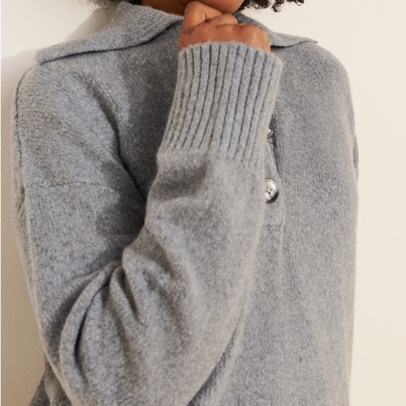 NWOT Free People Trading up Polo Sweater - Picture 6 of 6